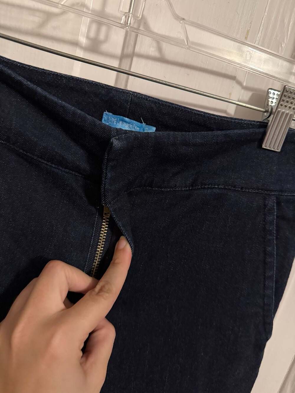 J.McLaughlin Pants Size 0 Dark Blue Cotton Blend Denim - Picture 2 of 8